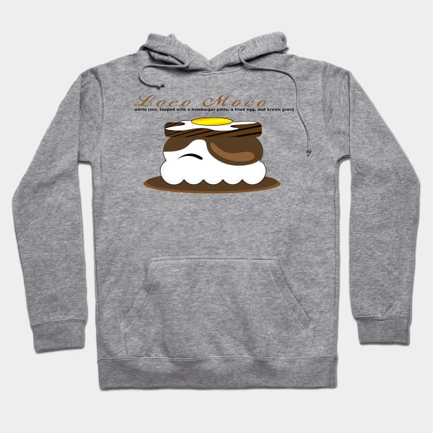 loco moco Hoodie by jenniobyrne